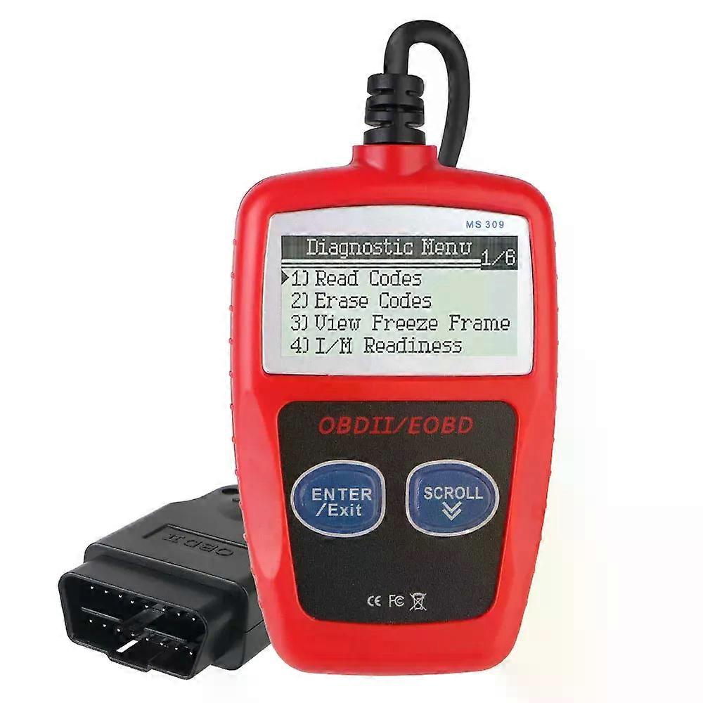 Autodiagnosewerkzeuge OBD2-Codeleser Digitalanzeige OBD 2-Scanner Multifunktionaler Fehlercode Löschen 16-polige Universalversion