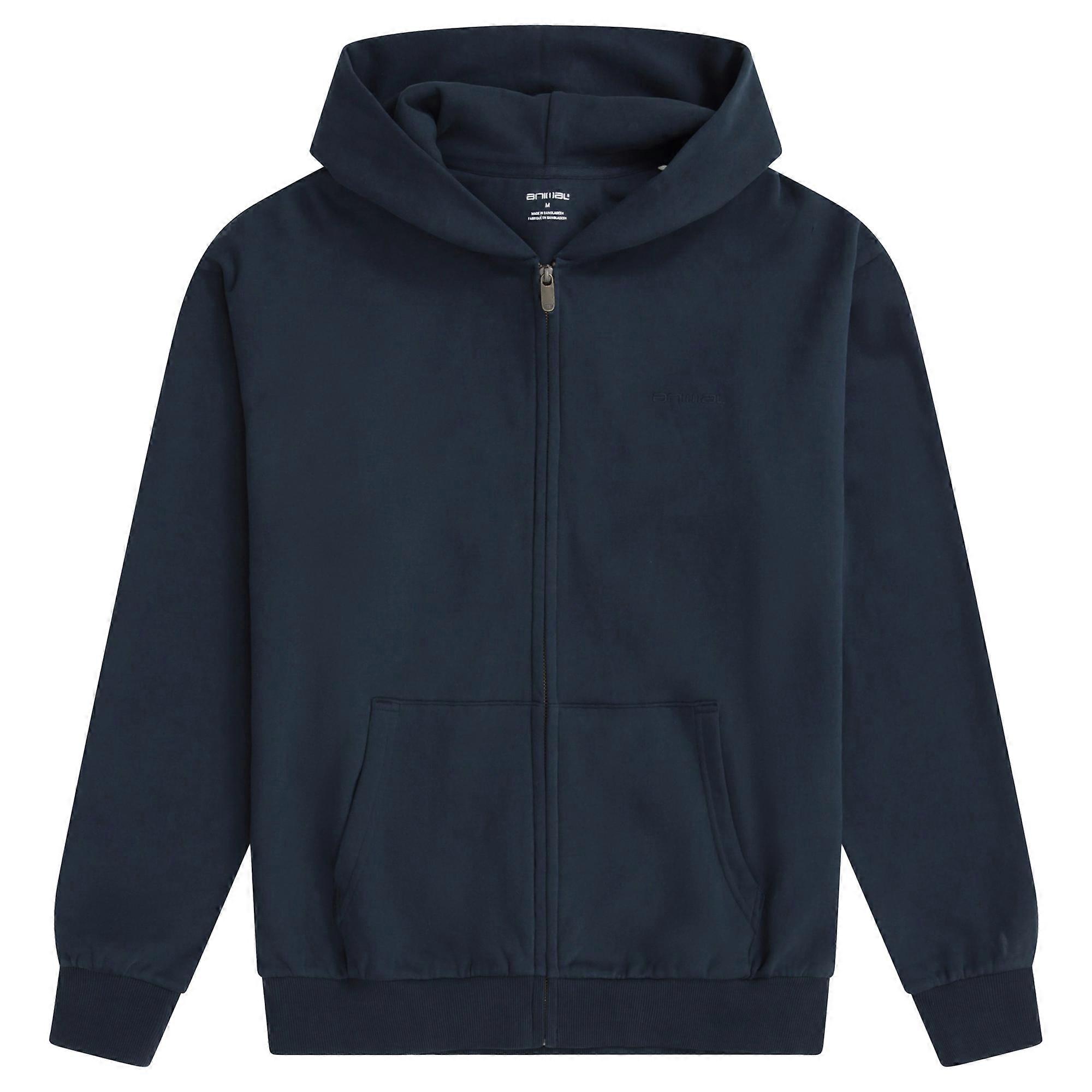 Animal Mens Icon Logo Full Zip Hoodie