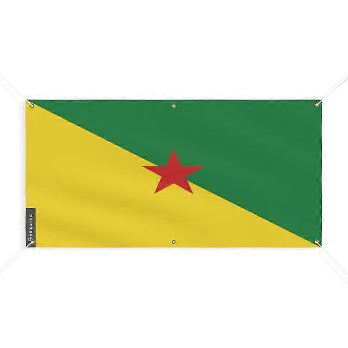 Guyana Flag Banner 6 Grommets 40x80cm Polyester