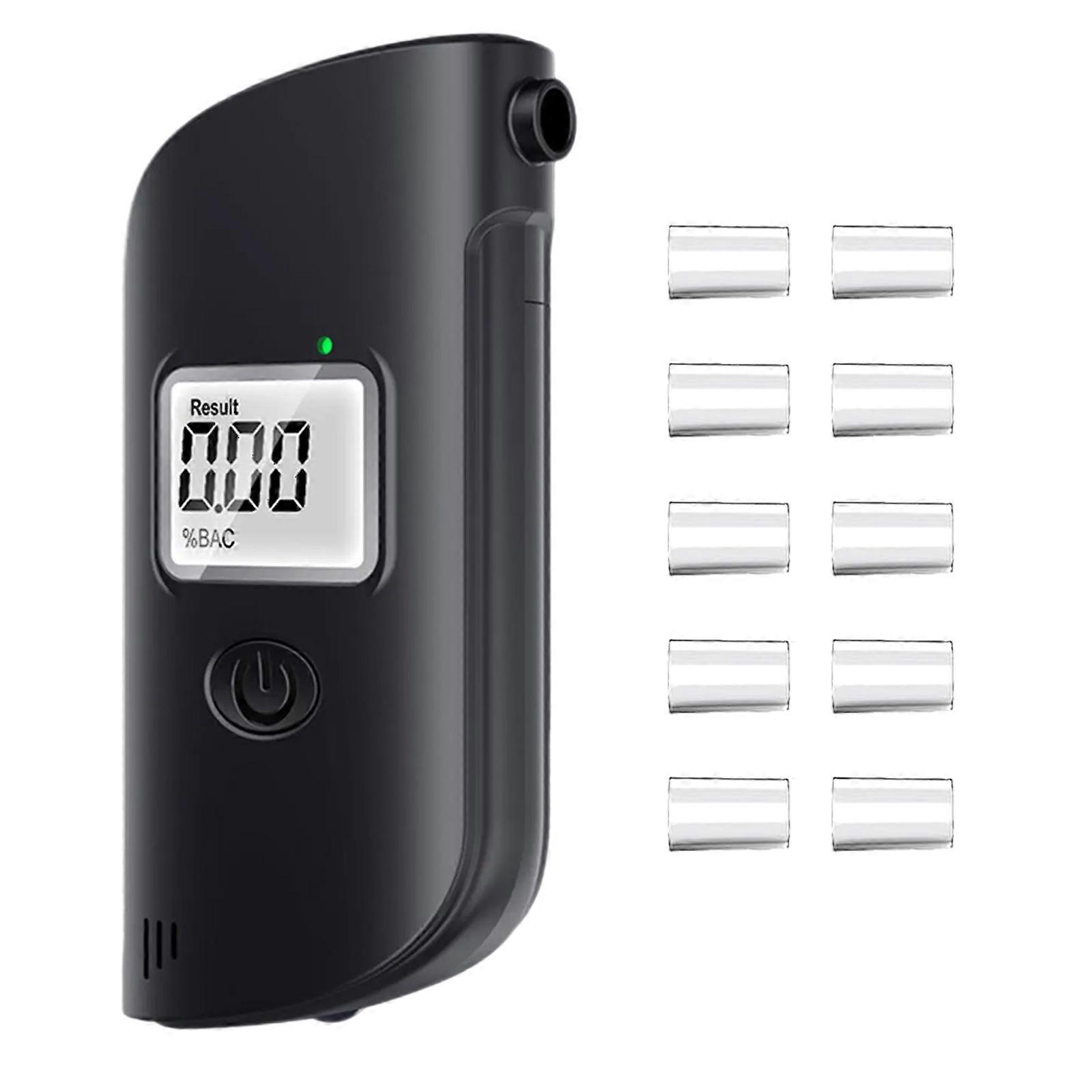 High Accuracy Digital Breathalyser Ethanol Detector with Fast result & Rechargeable Battery Upgrades for Personal Use
