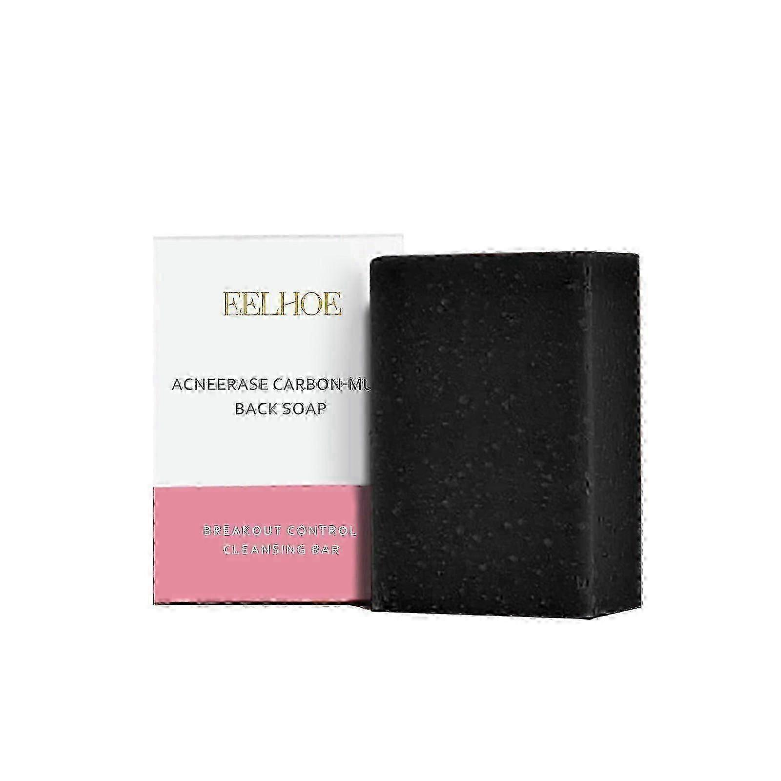 カーボンクレイバックソープホワイトニングボディクレンジングスキンライトニングダークスポットにきびマークエクスフォリエイティング保湿ブライトニングソープ