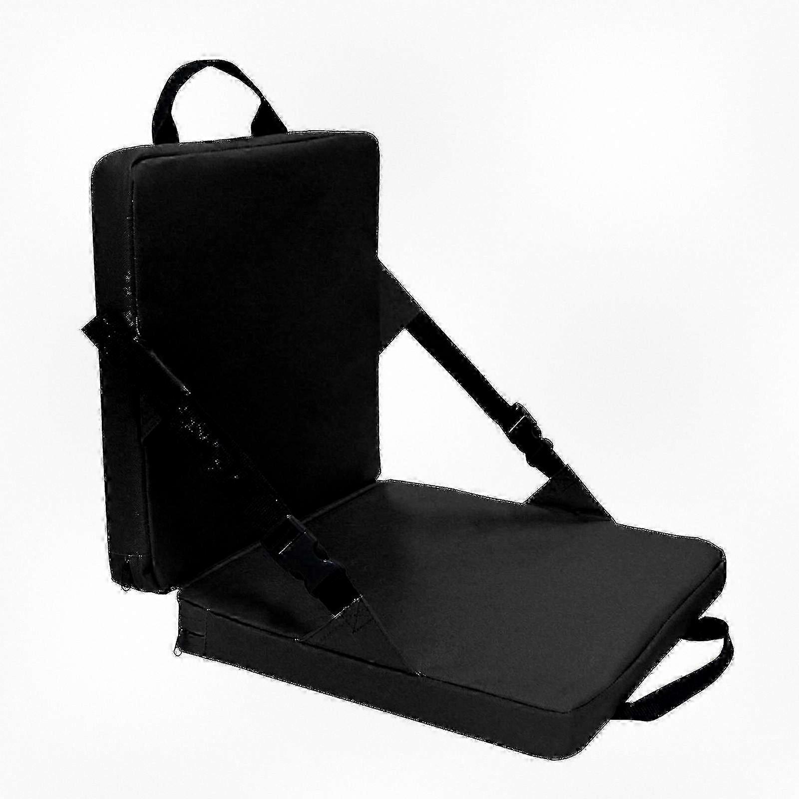 Stadium Chair with Back Support and Wide Padded Cushion, Ideal for Watching Sports and Events in Bleachers