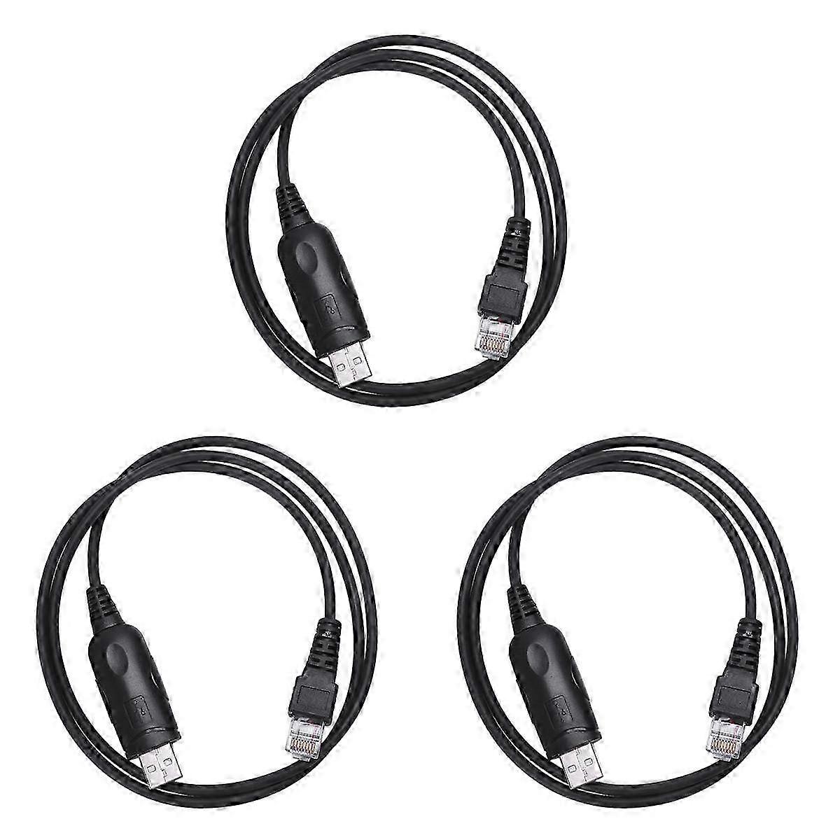 3X USB programozó kábel ICOM IC-F5010 IC-F5011 IC-F5021 IC-F5023 OPC-
