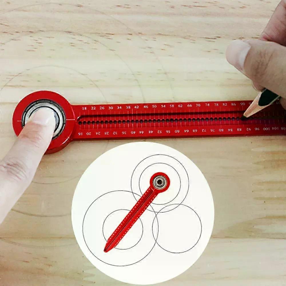 Precision Tiny Circle Maker Alloy Scribe 360 Degree Round Marking Gauge Carpenter Tool Portable Compass