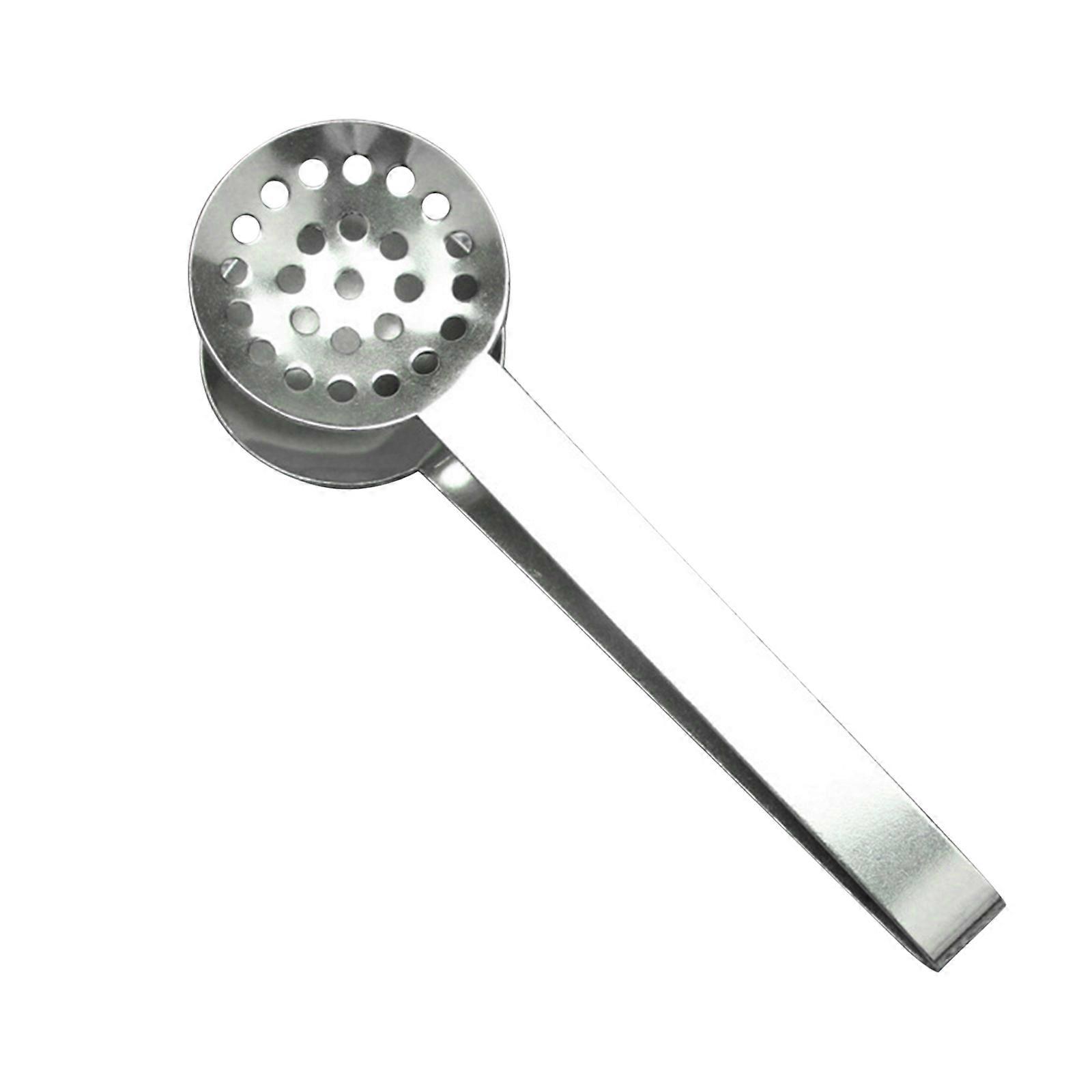 Teelskere 'Essential, Rustfrit Stål Tepose Squeezer, Ergonomisk Håndtag Te-værktøjer til perfekt brygning, Multi-purpose Køkkenredskab, Sølv, 1stk