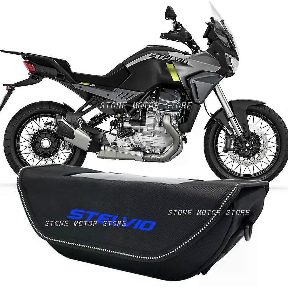 For Moto Guzzi Stelvio 2024 Motorcycle Handlebar bag waterproof Handlebar travel navigation bag New Handlebar bag-G