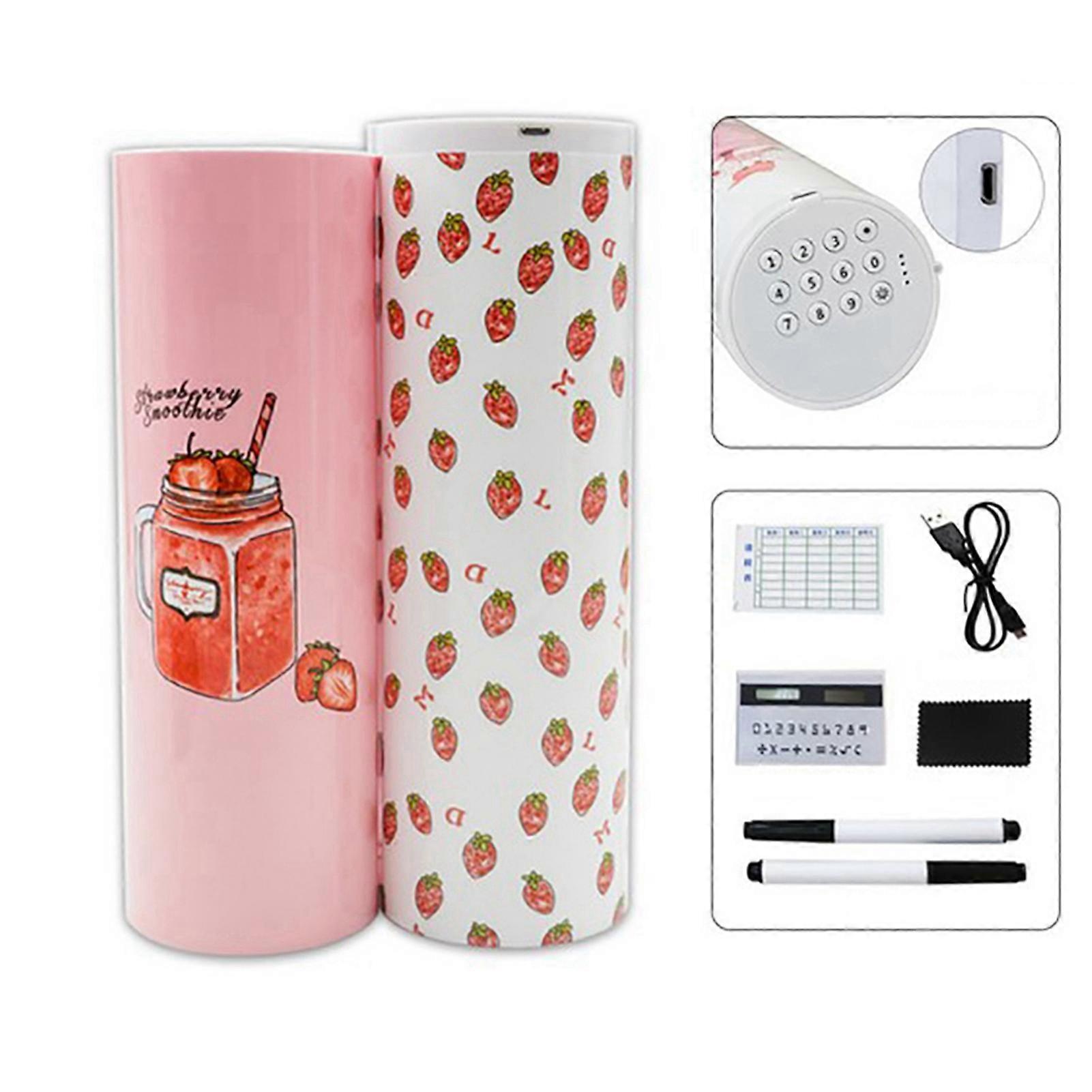 Multi Functional Pencil Case Intelligent Electronic Combination Lock Pencil Case with Calculator Mirror