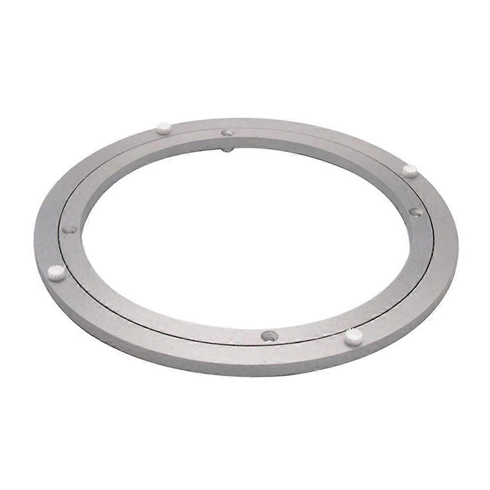 aluminum turntable, easy-to-use rotation, ideal for home displays