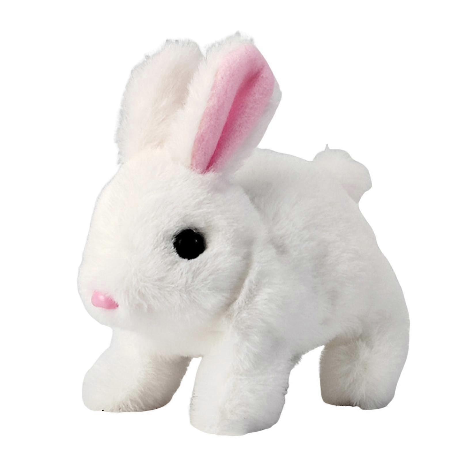 Bunby Talking Walking Bunny Toy, Lapin robot en peluche interactif de Pâques