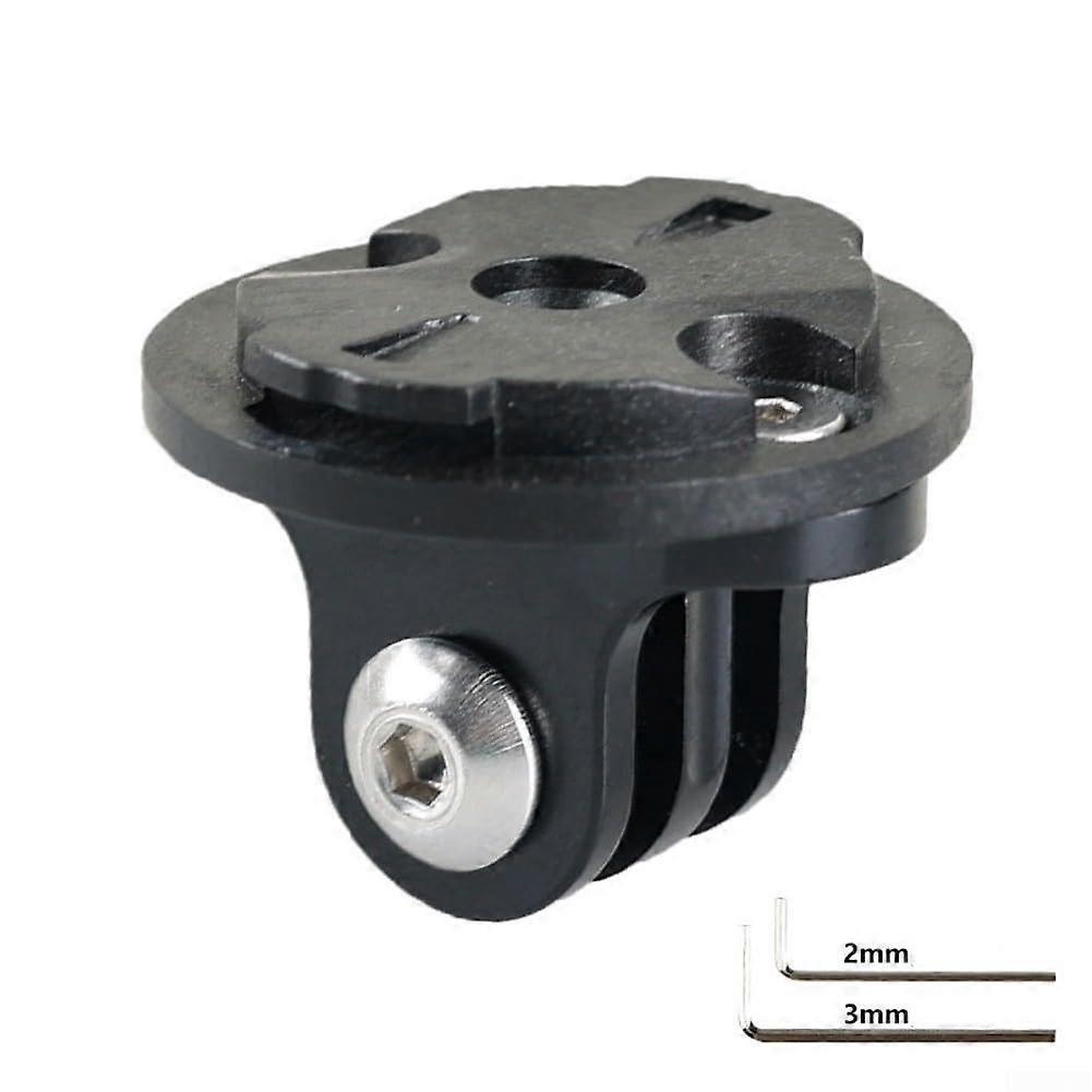 Camera Mount Adapter for Garmin Edge Interface Fits Sports Cameras on Bikes (Male)