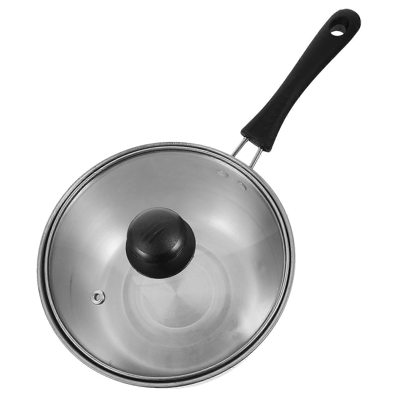 Stainless Steel Heat Resistant Milk Saucepan for Kitchen Use – Nonstick, Easy to Clean, Ideal for Soups and Cooking Enthusiasts