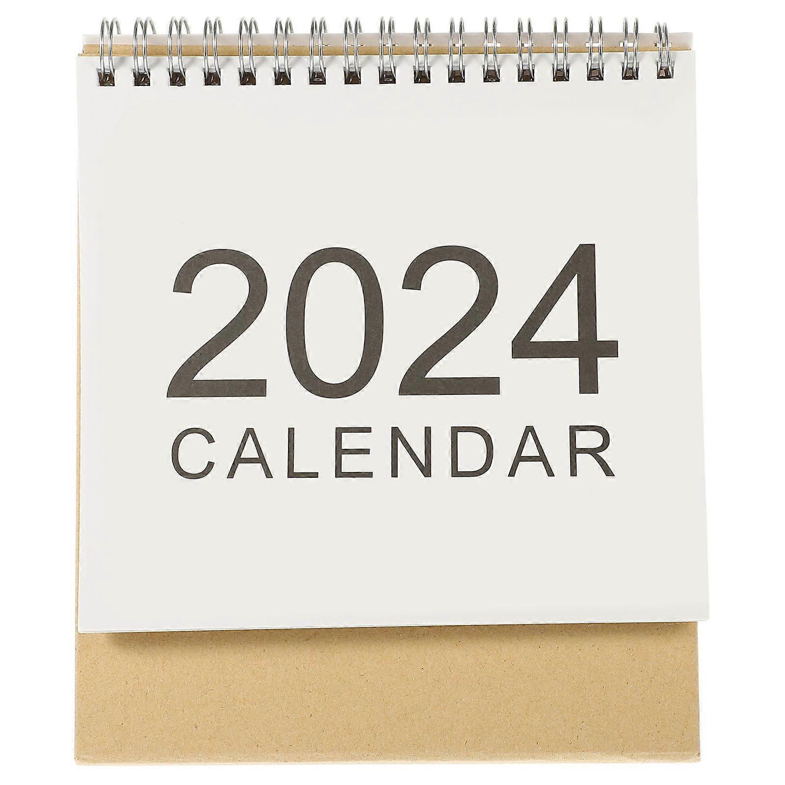Practical Desk Calendar, Sturdy Construction, Fits Any Workspace Neatly