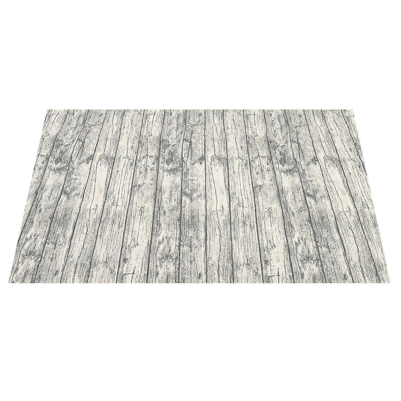 Wood Grain Tablecloth Decorative Cloth For Table Parties Multi Color 200X140CM 1Set