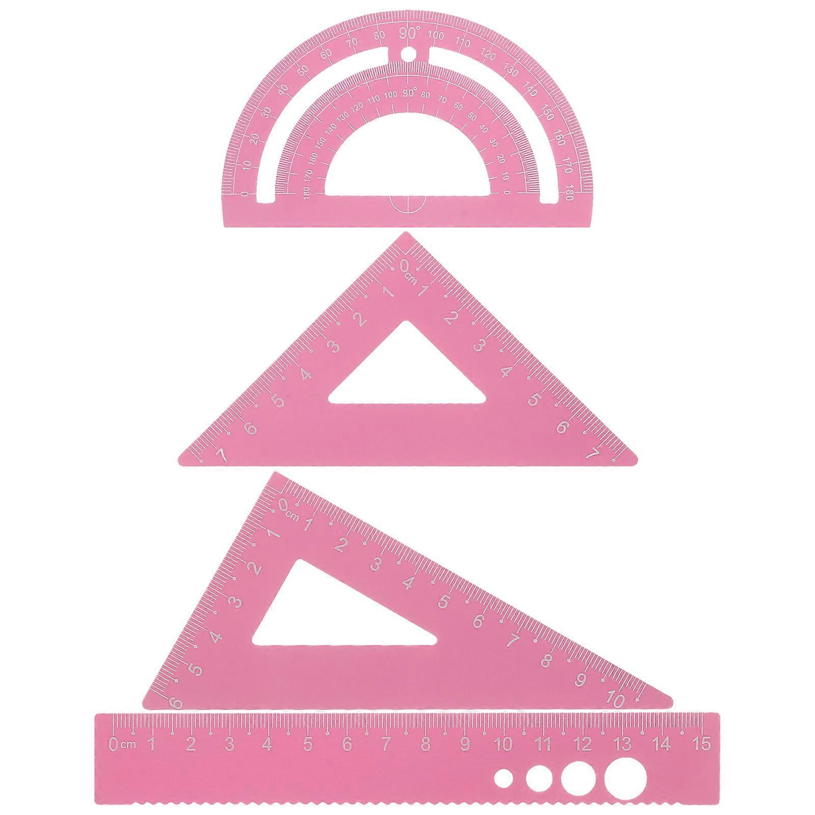 Math Project Kits T Ruler For Drafting Office Supply Set Engineers Art Design Building Templates 9 50X5 80X0 20Cm 1Set