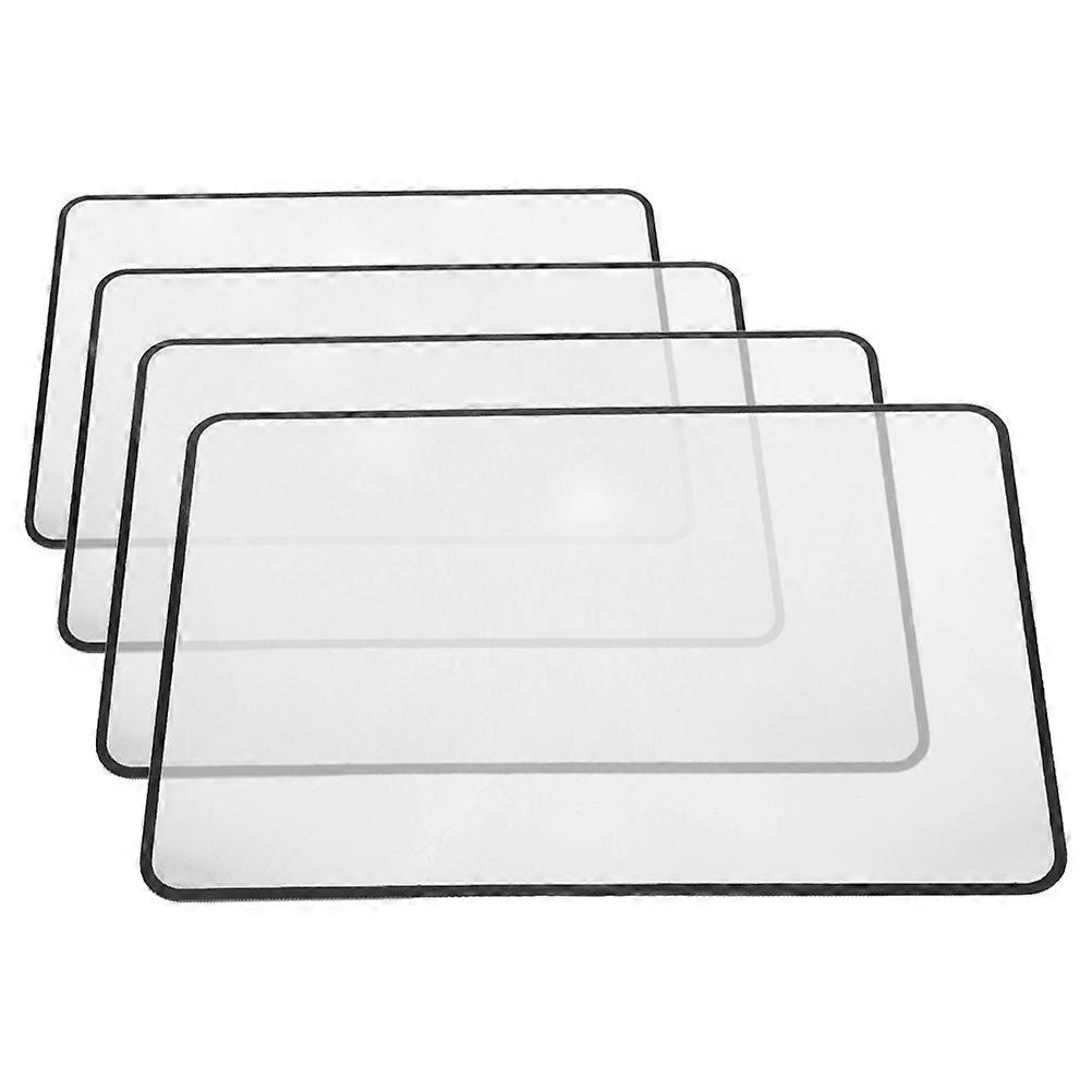 Fresnel Lens Magnifier Magnifying Sheet For Reading Books And Newspapers Lightweight And Ultra-Thin 18.00X12.00X0.20CM 4Pcs