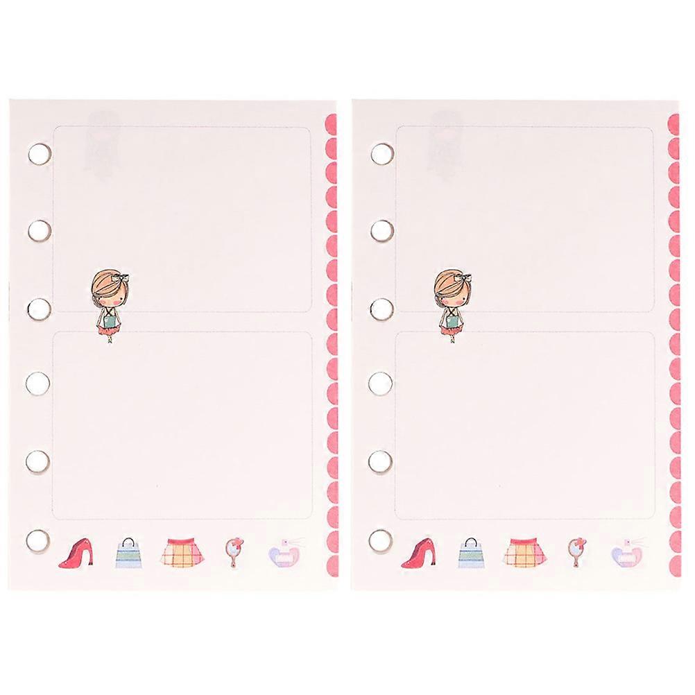 Loose Leaf Notebook Paper Replacement Inserts For Professionals Daily Use Rectangular Shape Note-Taking 2Pack