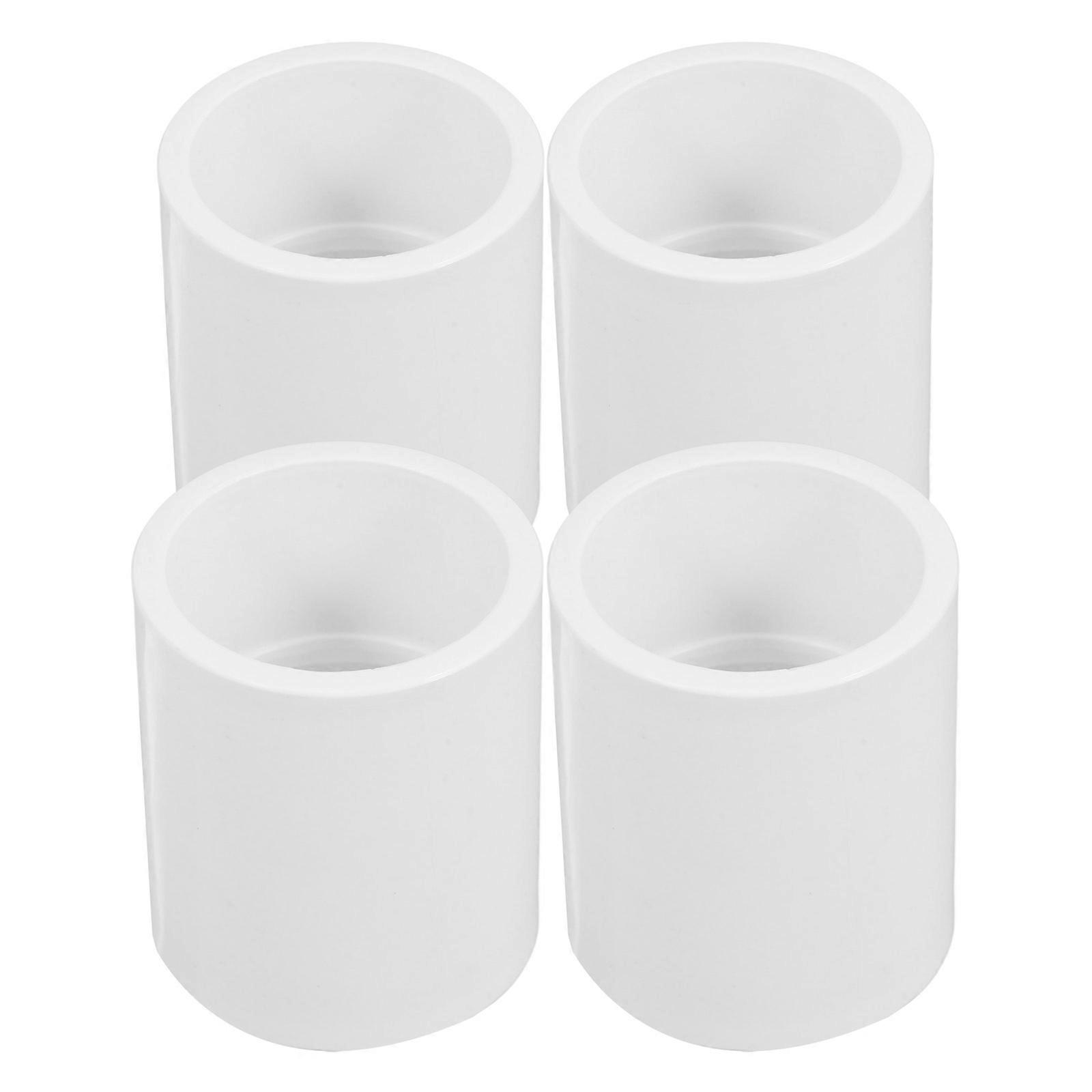 Aquarium Water Pipe Connector Upvc Slip Socket Connectors For Residential Use Pressure Fittings 4Pcs