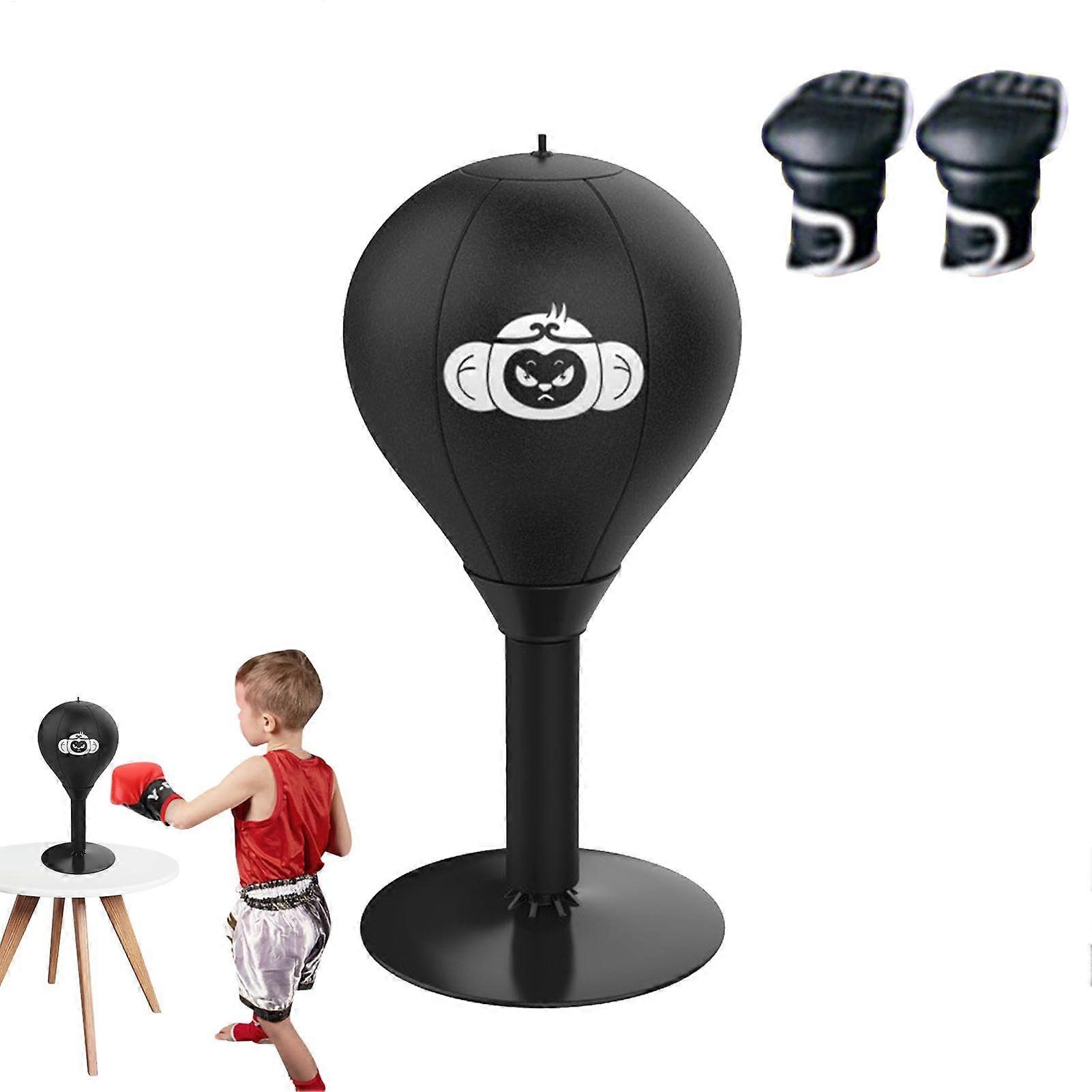 Desktop Punching Bag, Suction Cup Table Boxing Ball for Stress Relief