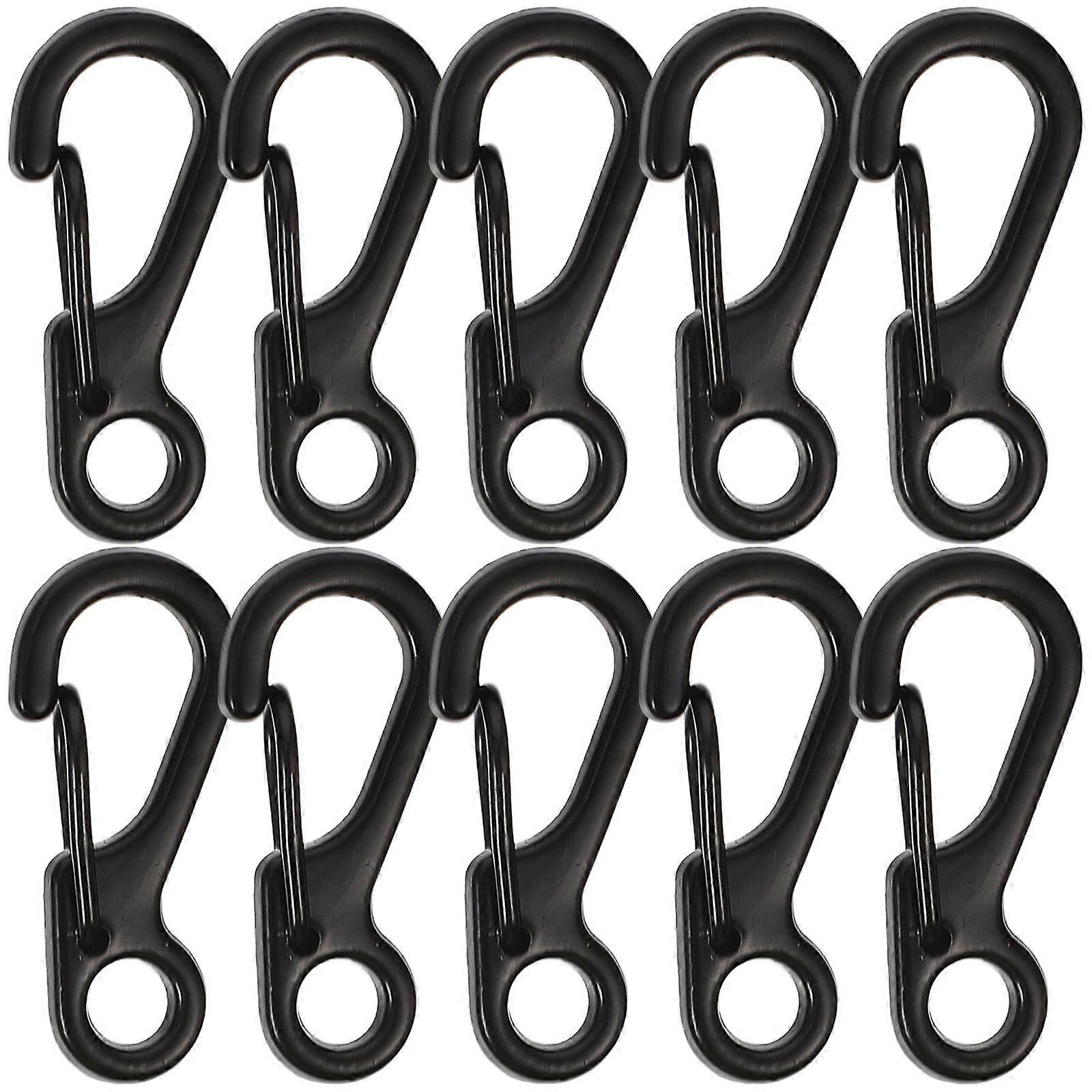 20pcs Durable Alloy Carabiner Clips Lightweight Snap Hooks for Keychains, Backpacks, and Outdoor Activities Easy Attach Spring Buckles
