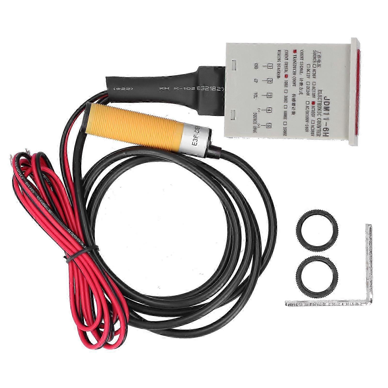 BERM Digital Display Counter Electronic Industrial Sensor Automatic Induction BEM?6H?30E4?CTAC220V