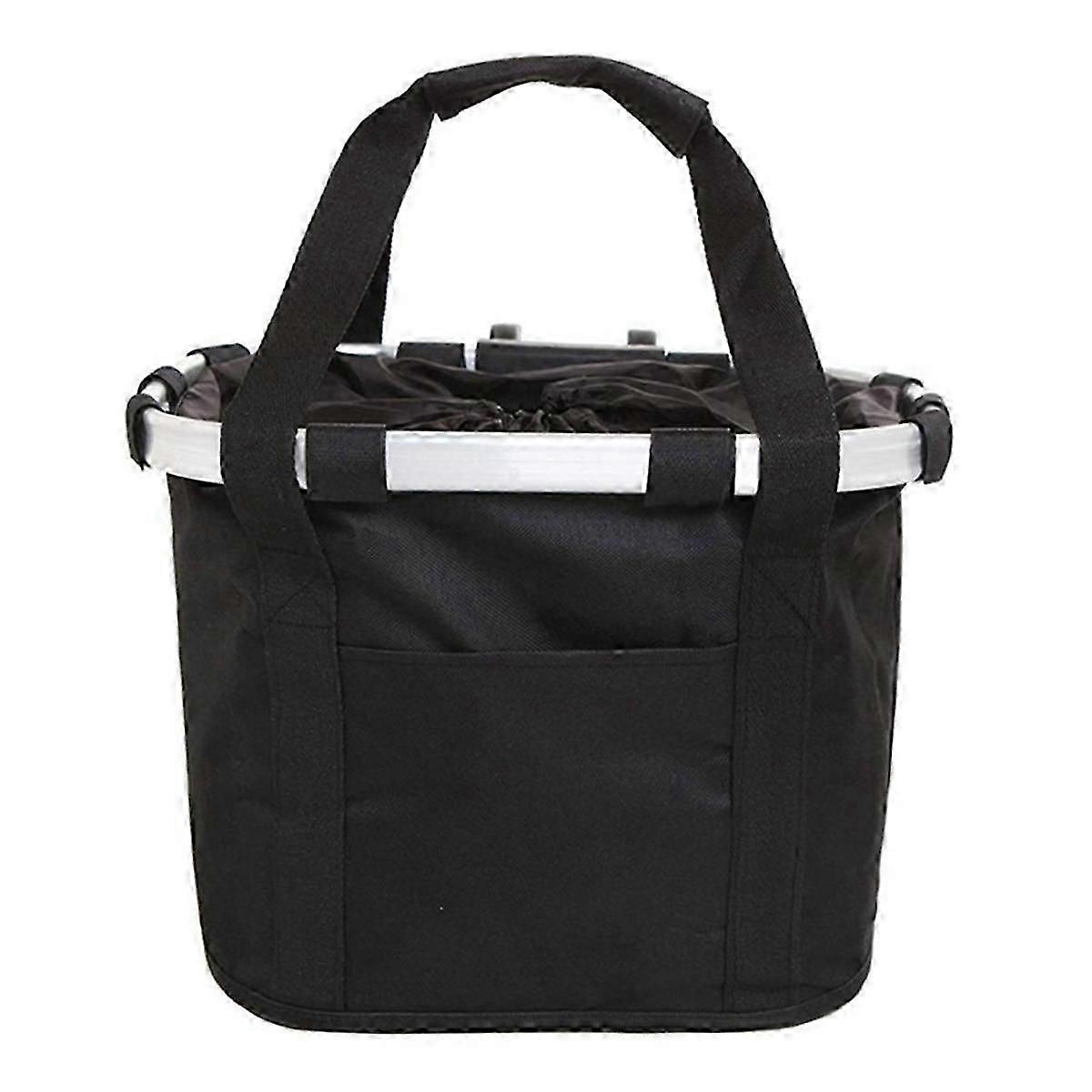 Detachable Bicycle Basket, Multi-Purpose Bicycle Handlebar Basket, Suitable for Pets, Shopping, Cam