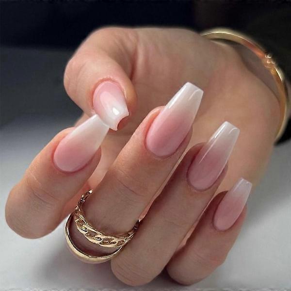 French false nails Ballerina false nails press on nails