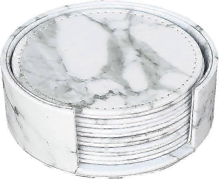 Set Of 6 Coasters (Round Marble)