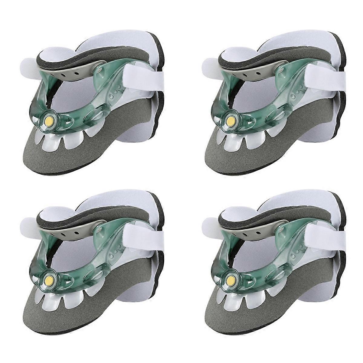 4X Cervical Traction Device Neck Corrector Cervical Collar Neck Stretch Protector Spine Fixation Sup