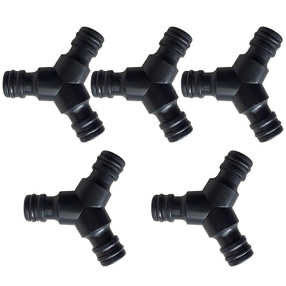 Garden Water Pipe Connection Y Shape Hose Splitter for Agricultural Watering with ABS Material 5Set