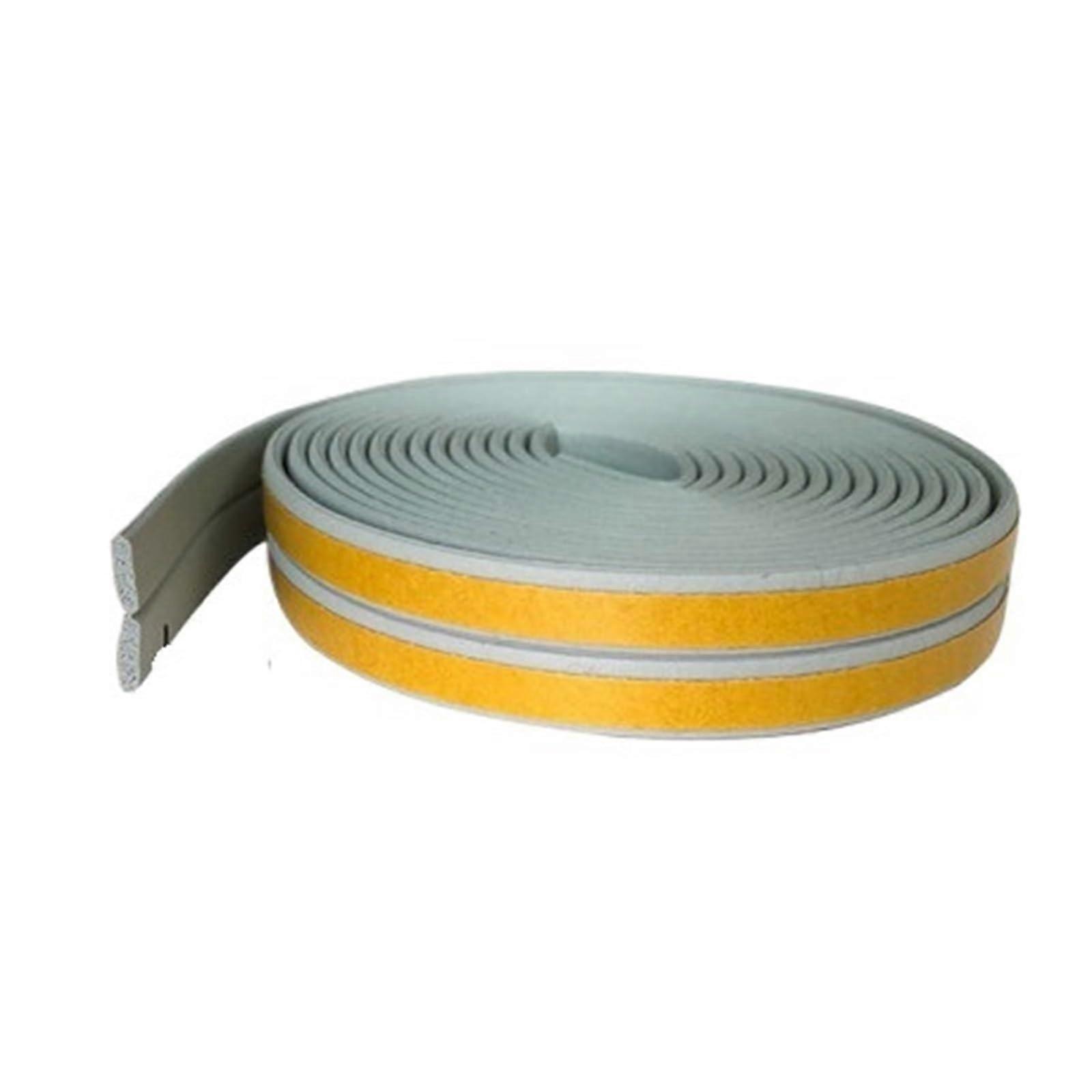 SelfAdhesive Type D Sealing Strip for Doors, Windows, Soundproof (10M)