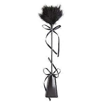 Feather Tickler in Feather and Faux Leather, Suitable for Beginners and Experienced Users