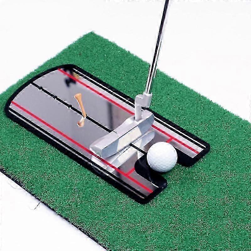 Golf Putting Eyeline Alignment Mirror Training Aid Putter Swing Trainer Practice