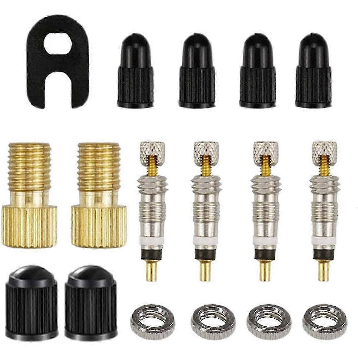 Bicycle Valve Core Adapter Kit for Presta Valve Accessories