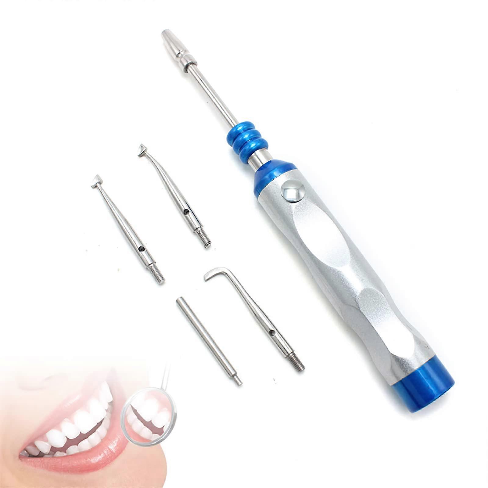 Automatic Crown Remover Tool - Stainless Steel Universal Dental Crown and Bridge Remover with 3 Interchangeable Tips