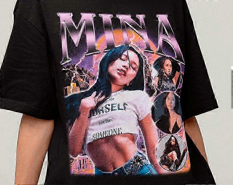 Πουκάμισο Mina - Κατάλληλο για οπαδούς Kpop - Μπλουζάκι της δεκαετίας του '90 - Μεγάλο δώρο Kpop - Κομψό Kpop Merch