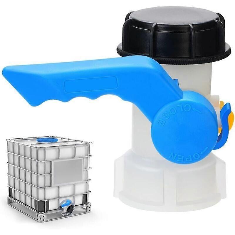 1000L Plastic Tank Valve, IBC Adapter 60mm S60x6 Universal Adapter for 1000 Litre Tanks