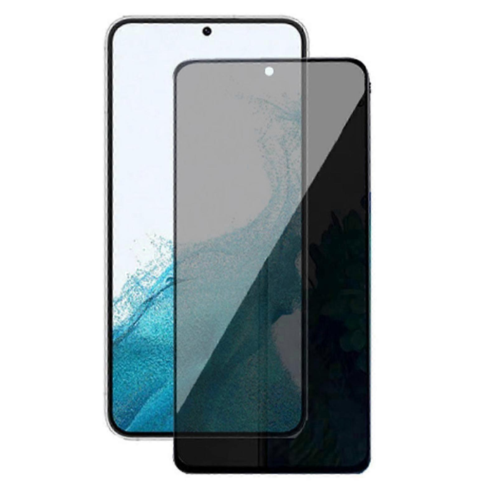 Privacy Screen Protector for Samsung Galaxy S24 Camera Lens Protector, 9H Hardness Anti Spy Tempered Glass Screen Protector, Precise Cutout, Bubble F