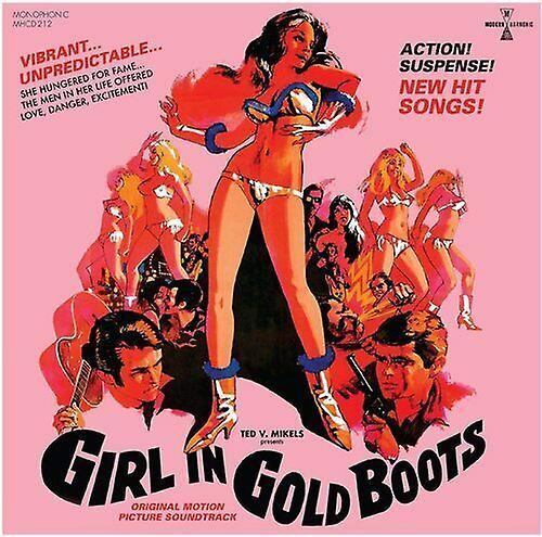 Eri artistit Girl in Gold Boots CD-albumi DVD 2 -levyillä (2020) UUSI - Region 2