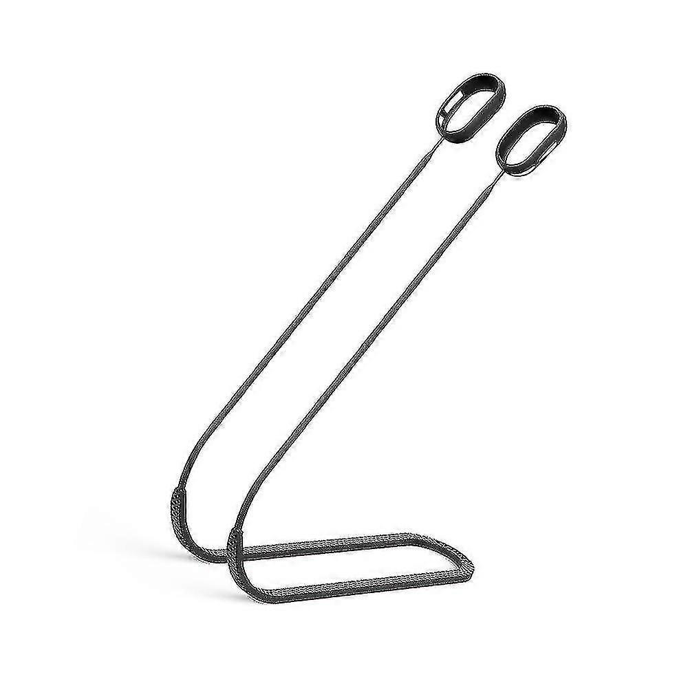 2 قطعة لسماعات الأذن Bose Quietcomfort لينة سيليكون الرياضة حزام الرقبة الحبل ، أسود