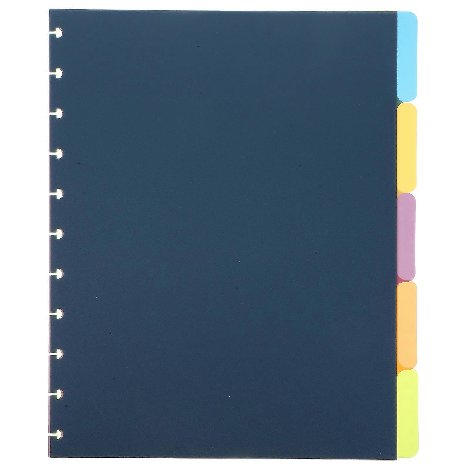 Discbound Notebook Accessories Binder Folder Dividers Students Professionals Teachers PP Material 5 Sheets