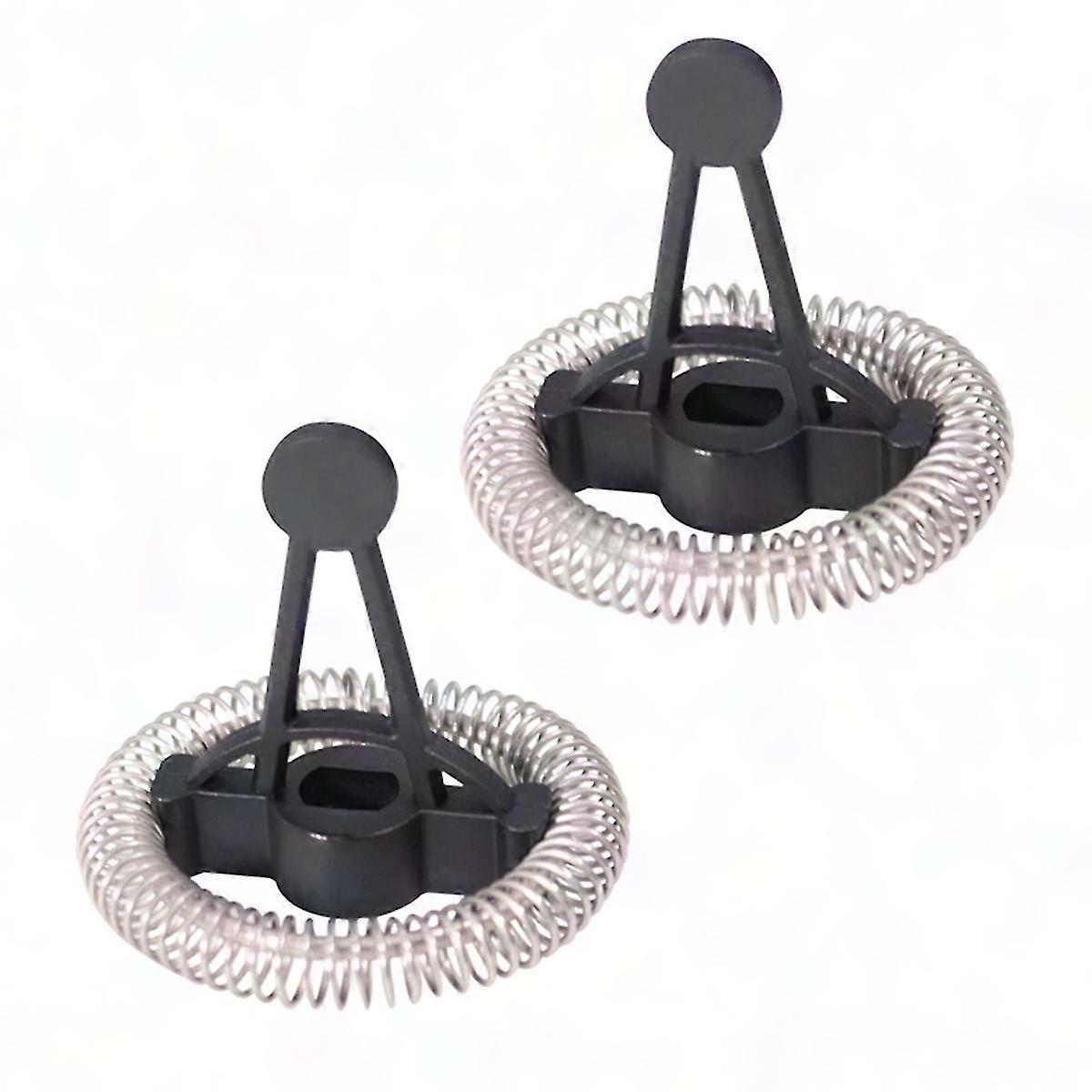 Dual Replacement Whisks for Automatic Milk Frothers, Compatible with Electric Steamers in White and Black