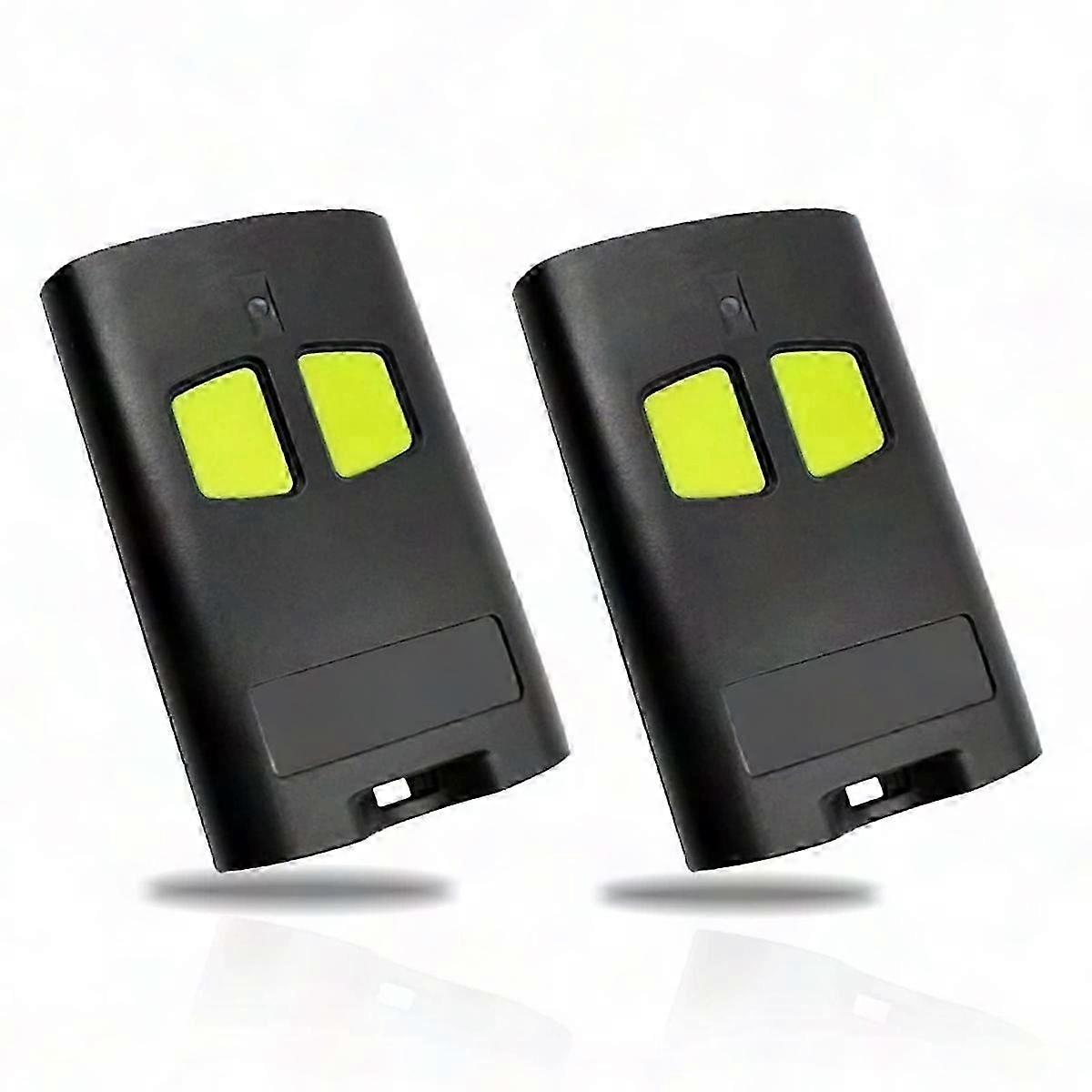 2-Pack 433MHz Wireless Remote Control for Rolling Code Garage Door Opener-Compatible with 2WV 4VA Systems