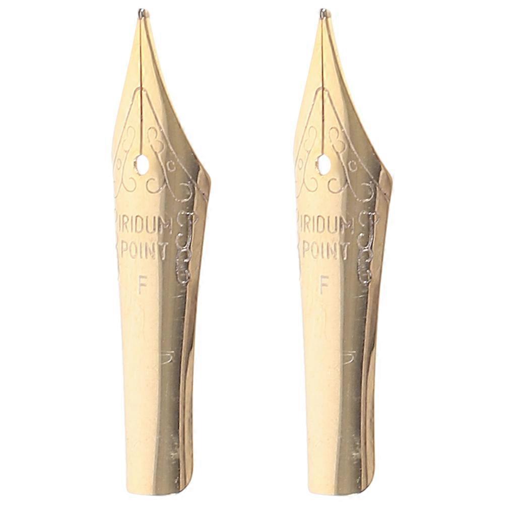 Japanske papirvarer metall nib tilbehør fine nibs for kontorarbeid og kalligrafi 2 sett