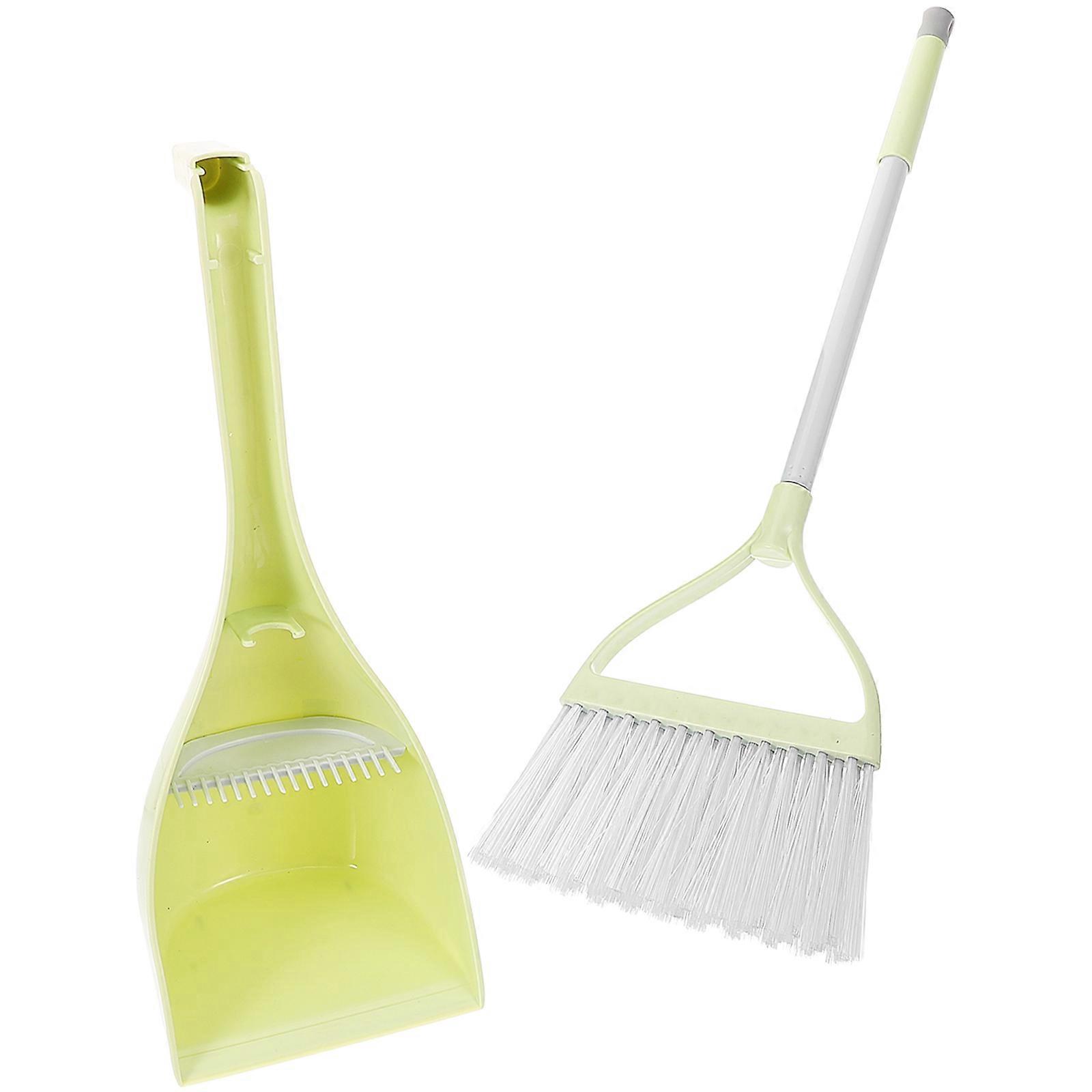 Dustpan and Broom for Toddlers in Assorted Color Suitable for Home and Kindergarten 1Set