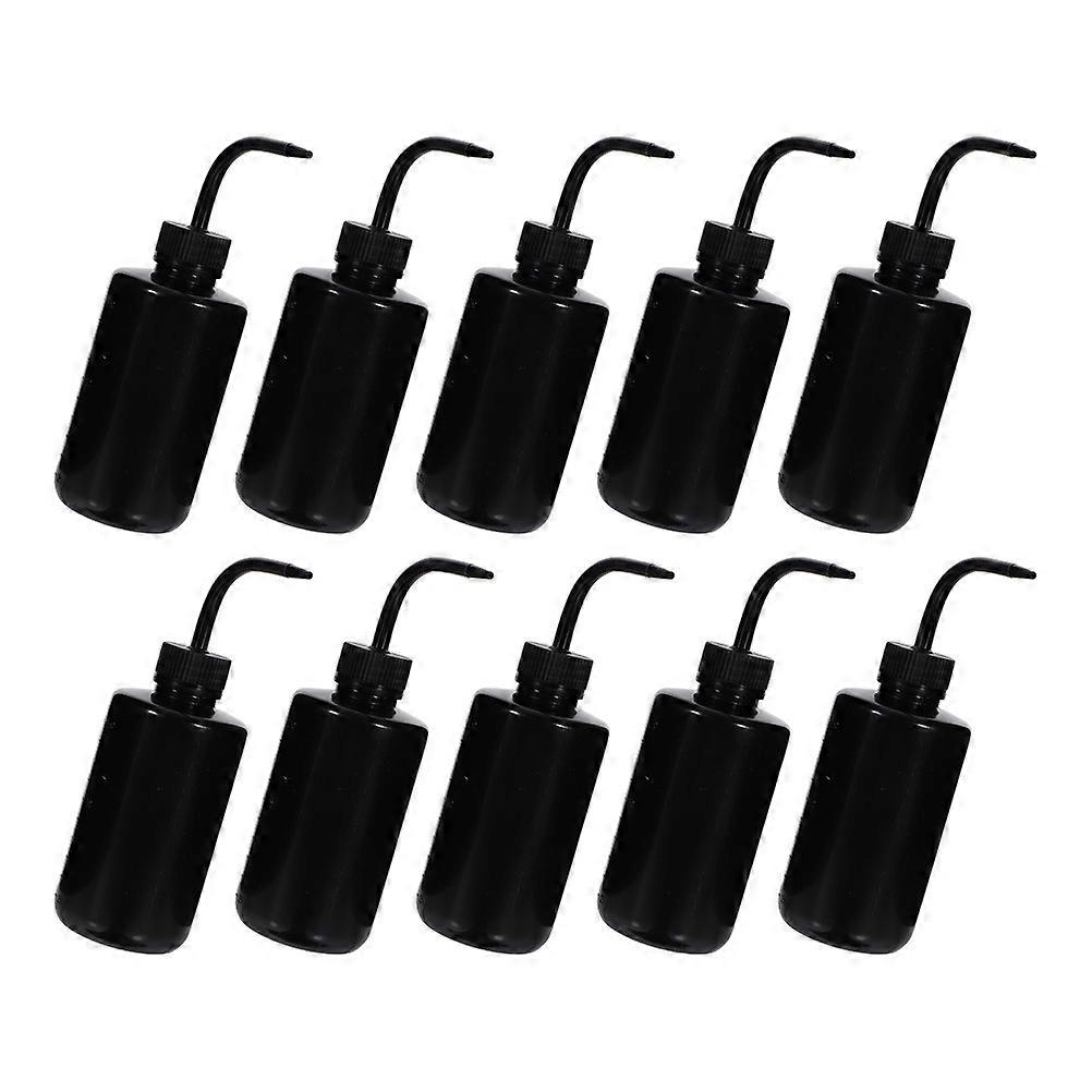Squeeze Bottle Flower Watering Bottle for Home Use 10Pcs Plastic Bend Design