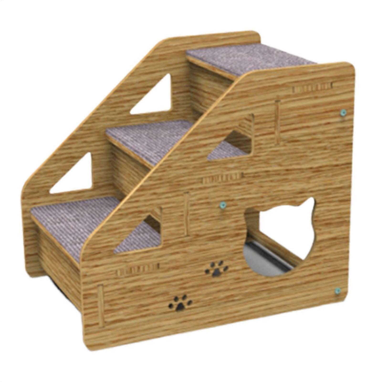 Dog Stairs for Large Dogs - Non-Slip Pet Steps with Comfortable Navigation and Support for Older Pets to Access Beds