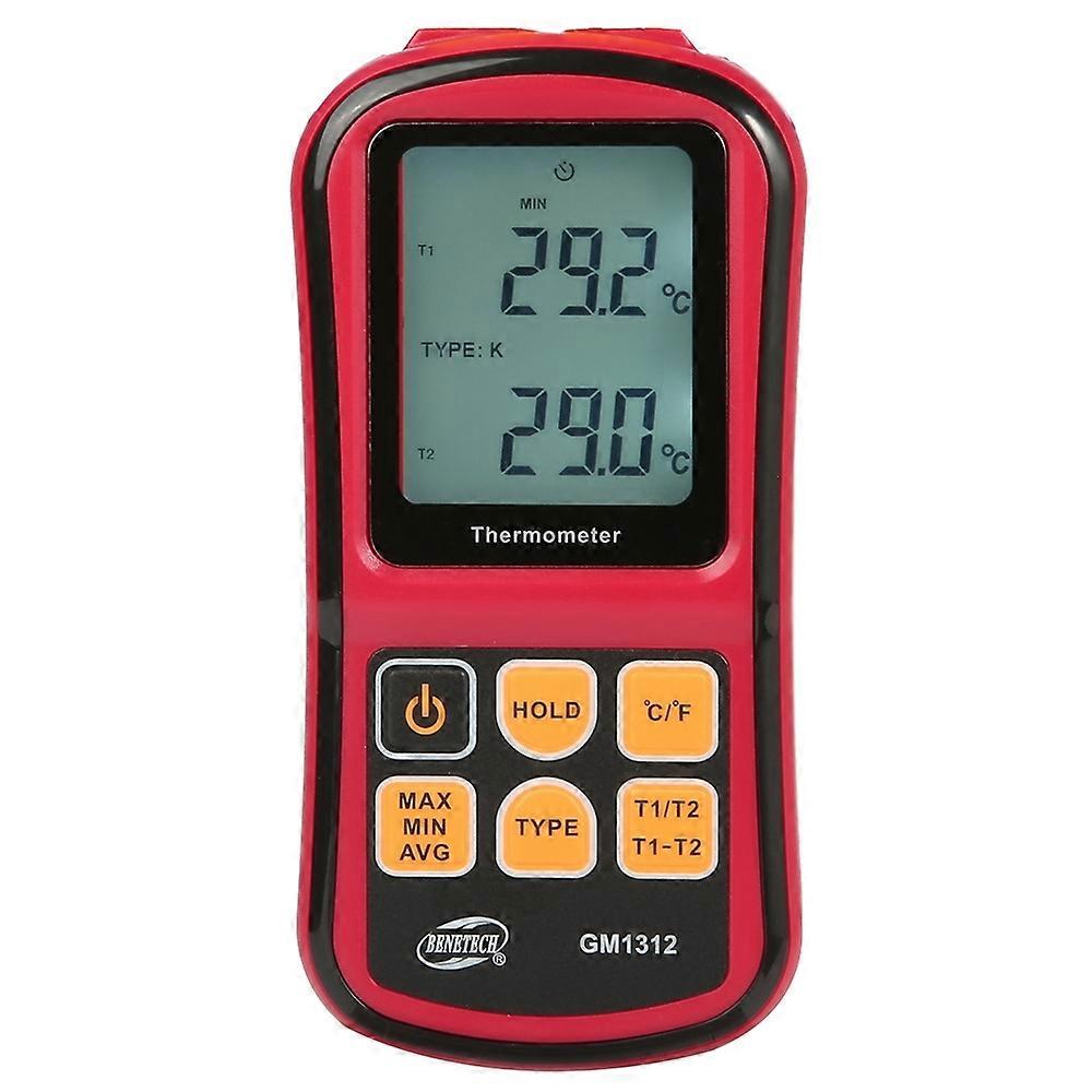 GM1312 2.4 inch LCD Screen Thermocouple Thermometer