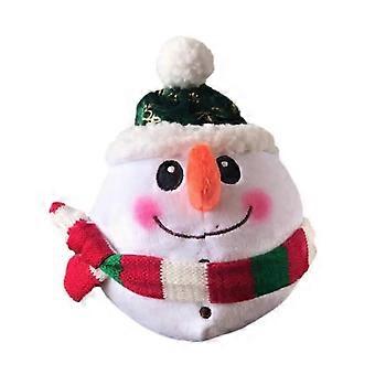 Dog Toys That Make Noise Interactive Moving Pet Toy Talking SnowmanPlush Shake Bounce Boredom Toys