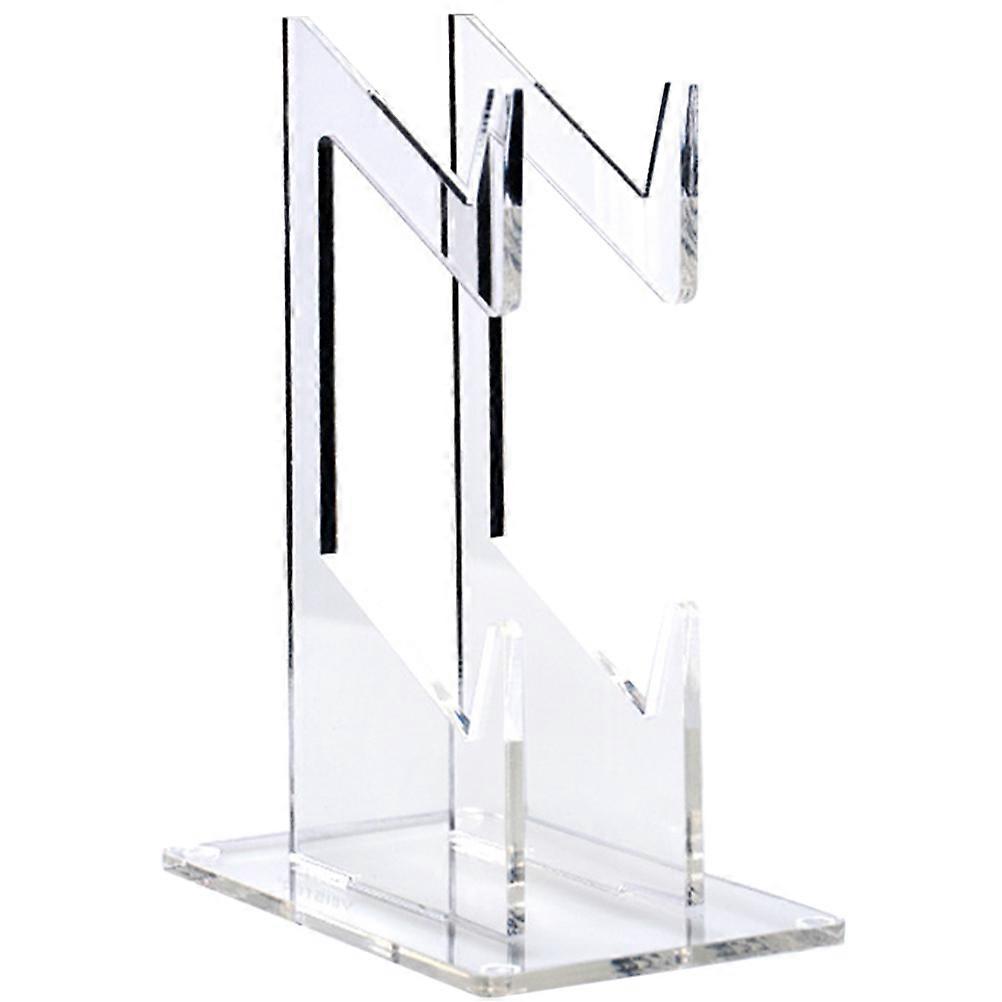 Transparent Game Controller Stand with Headphone Storage – Lightweight Desktop Organizer for Gaming Consoles and Accessories