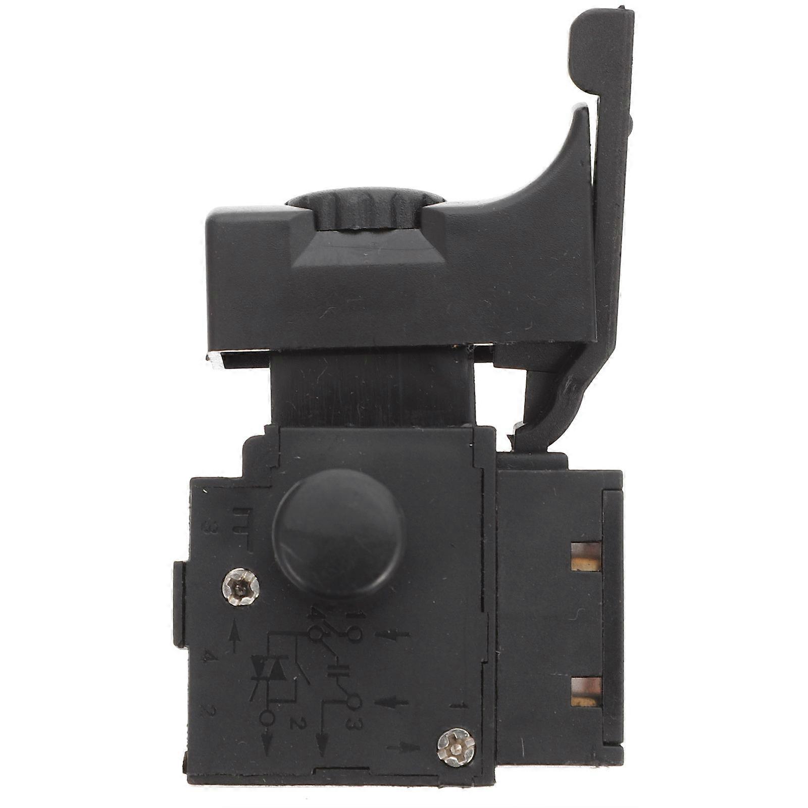 Hand Drill Control Button Voltage Regulation Rectangular Button Momentary Lock Design 1Set